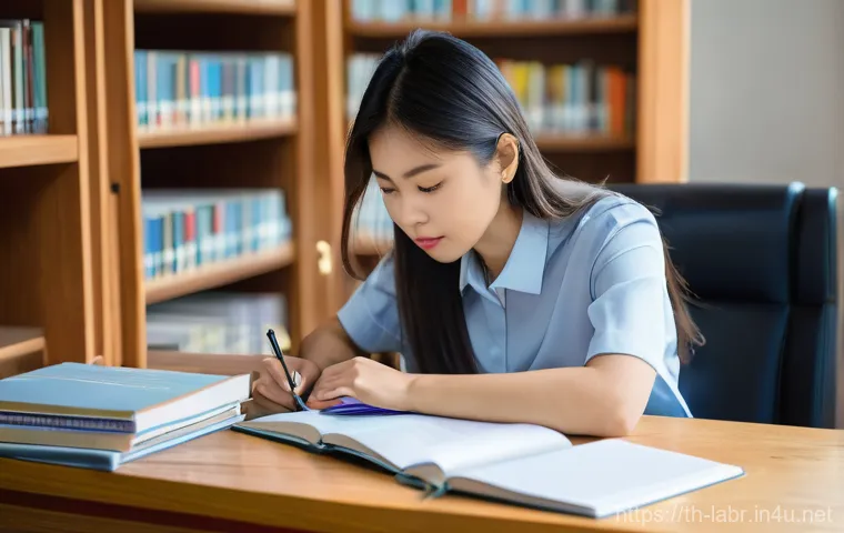 노동법 판례를 활용한 시험 준비 - **Prompt 1: Focused Study Session with Mind Map**
    "A young Thai university student, appearing to...